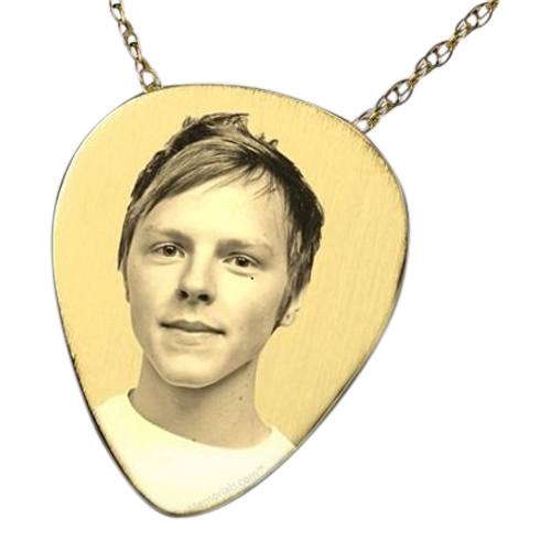 Musician 14k Gold Cremation Print Keepsake